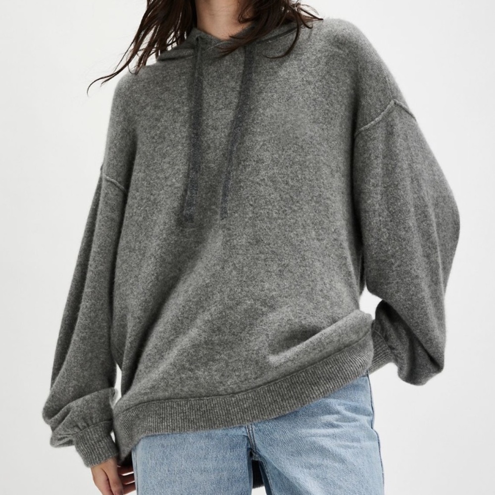 Free people keep a secret cashmere hoodie